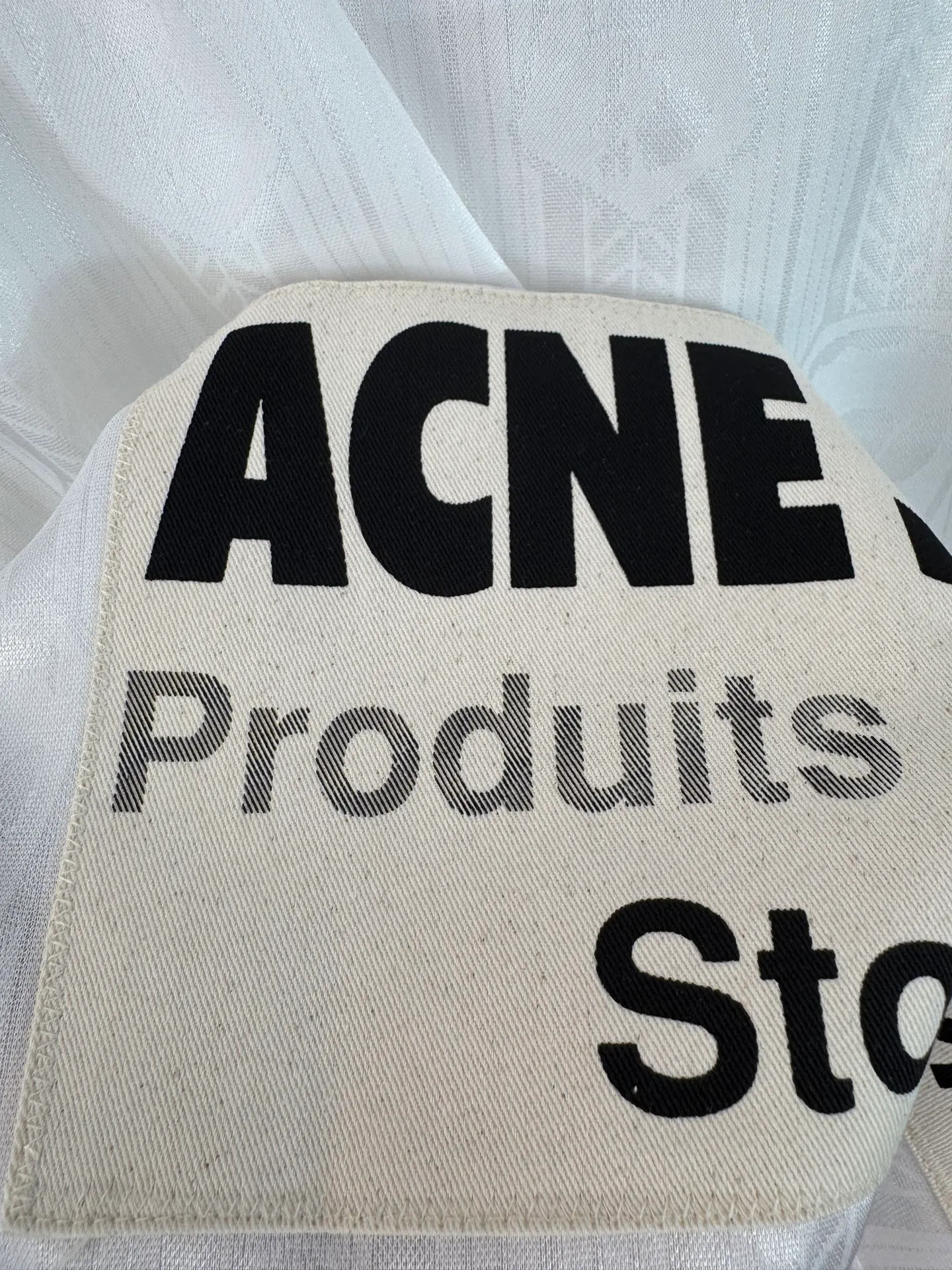 Acne Studios 26SS football jersey technical jacquard fabric logo vest size s m l xl